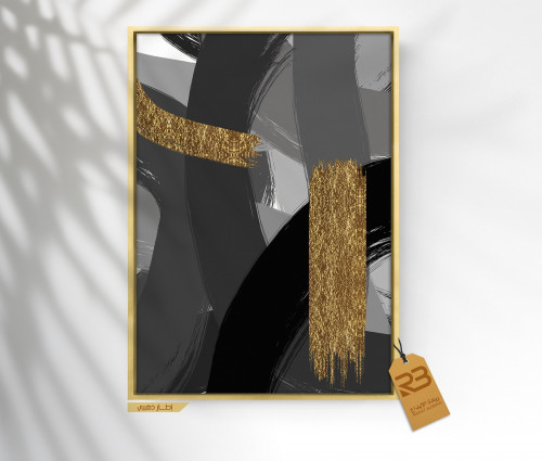 لوحة جدارية تصميم فن تشكيلي (رقم المنتج RB-17-6 )