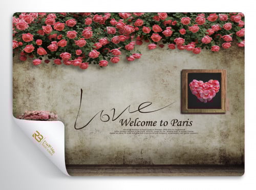 ورق جدران تصميم ورد (رقم المنتج RB-E46)