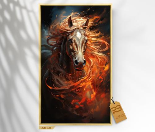 لوحة جدارية تصميم خيول (رقم المنتج RB-22-2 )