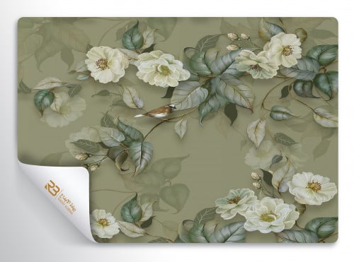 ورق جدران تصميم ورد (رقم المنتج RB-K-23)