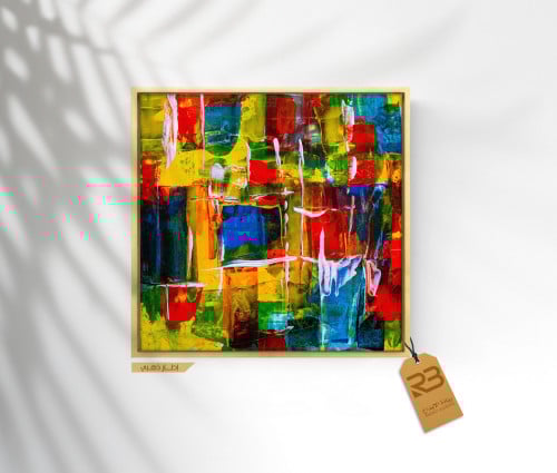 لوحة جدارية تصميم فن تشكيلي (رقم المنتج RB-11-29)