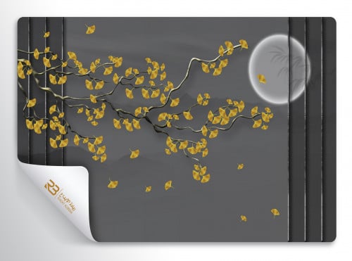 ورق جدران تصميم شجر ورد (رقم المنتج RB-H-10)