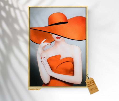 لوحة جدارية تصميم فتاة (رقم المنتج RB-13-16 )