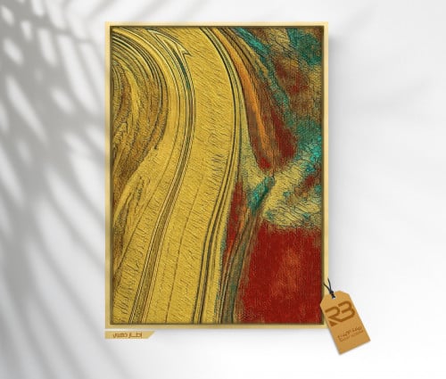 لوحة جدارية تصميم فن تشكيلي (رقم المنتج RB-50-19-6 )