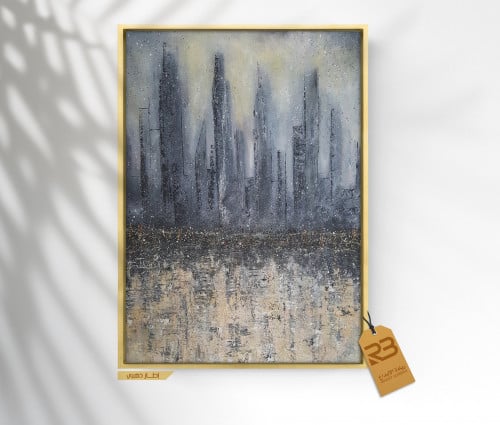 لوحة جدارية تصميم فن تشكيلي (رقم المنتجRB 4-(50) )