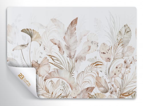 ورق جدران تصميم ورق شجر (رقم المنتج RB-M-48)