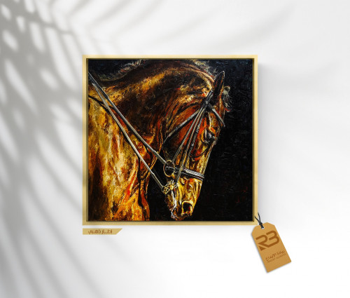 لوحة جدارية تصميم خيل (رقم المنتج RB-4-28)