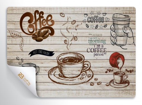 ورق جدران تصميم كافي (رقم المنتج RB-CO-2154)