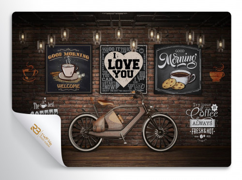 ورق جدران تصميم كافي (رقم المنتج RB-CO-2129)