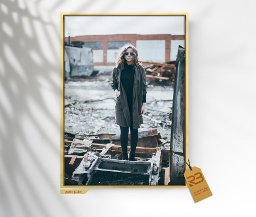 لوحة جدارية تصميم فتاة (رقم المنتج RB-7-90 )