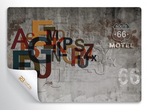 ورق جدران تصميم حروف انقليزية  (رقم المنتج RB-G29)