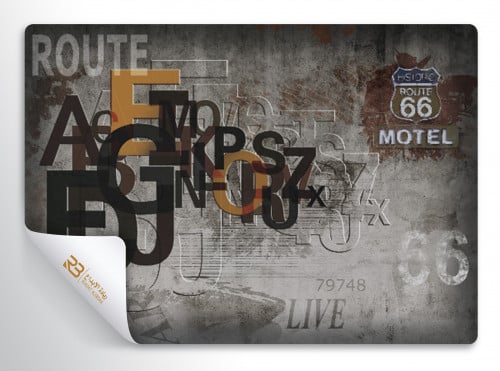 ورق جدران تصميم حروف انقليزية  (رقم المنتج RB-G26)