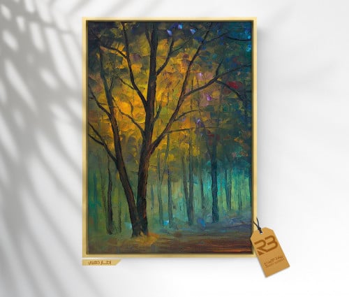 لوحة جدارية تصميم شجر (رقم المنتج RB-7-33 )