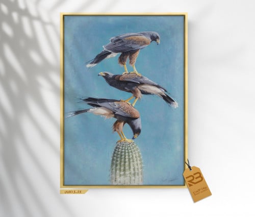 لوحة جدارية تصميم طيور (رقم المنتجRB 5-(47) )