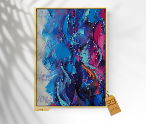 لوحة جدارية تصميم فن تشكيلي (رقم المنتج RB-7-22 )