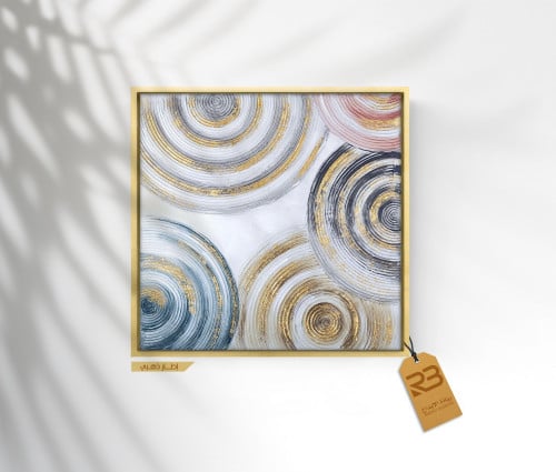 لوحة جدارية تصميم فن تشكيلي (رقم المنتج RB-16-39)