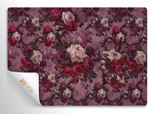 ورق جدران تصميم ورد (رقم المنتج RB-K-40)