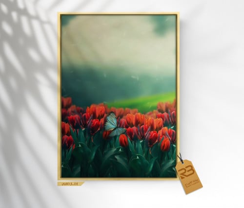 لوحة جدارية تصميم ورد (رقم المنتج RB-9-39 )