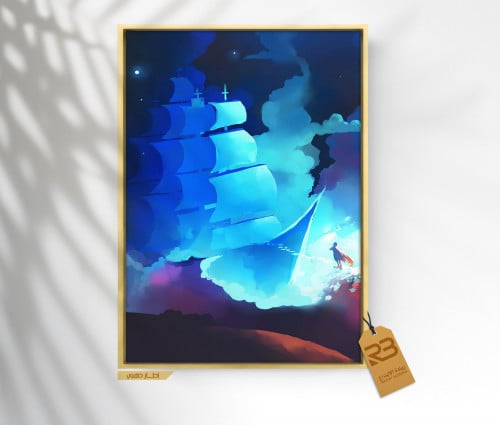 لوحة جدارية تصميم شبابي (رقم المنتج RB-7-87 )