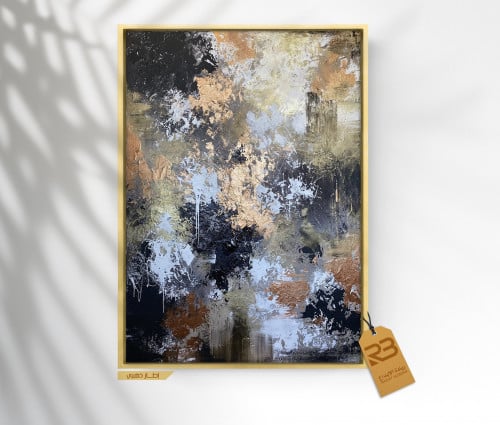 لوحة جدارية تصميم فن تشكيلي (رقم المنتج RB-13-13 )