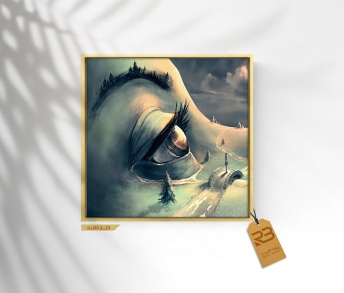 لوحة جدارية تصميم خيالي (رقم المنتج RB-8-20)