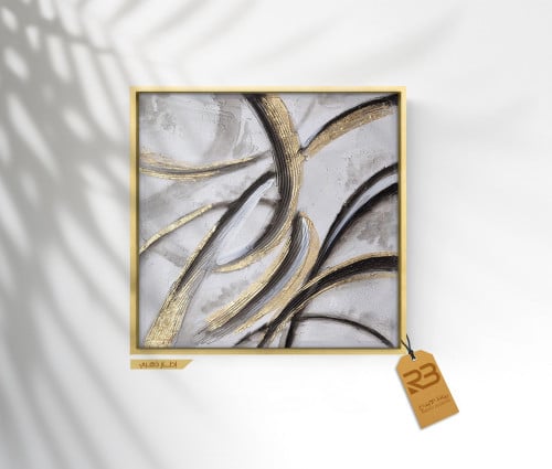 لوحة جدارية تصميم فن تشكيلي (رقم المنتج RB-16-19)