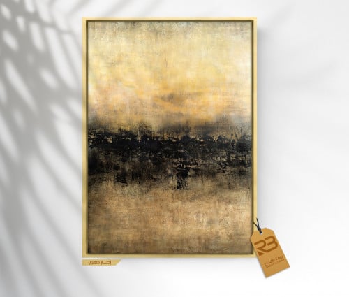 لوحة جدارية تصميم فن تشكيلي (رقم المنتج RB-14-37 )