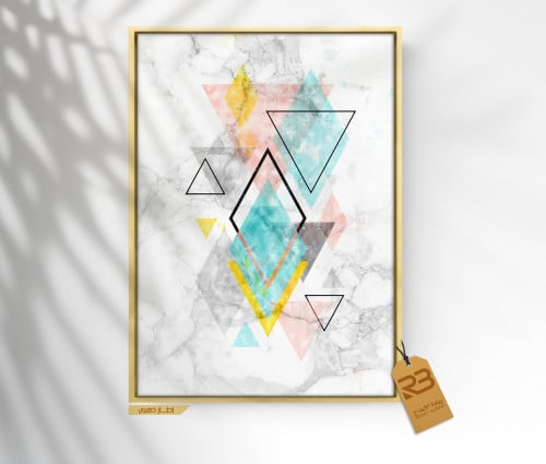 لوحة جدارية تصميم رخام (رقم المنتج RB-11-38 )