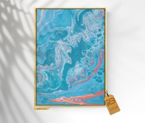 لوحة جدارية تصميم فن تشكيلي (رقم المنتج RB-9-24 )