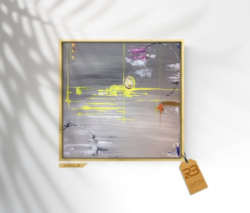 لوحة جدارية تصميم فن تشكيلي (رقم المنتج RB-15-37)