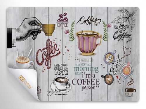 ورق جدران تصميم كافي (رقم المنتج RB-CO-2167)