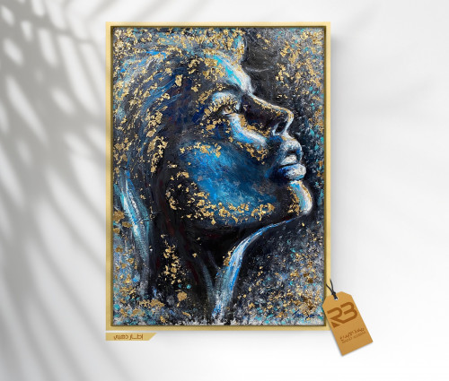 لوحة جدارية تصميم فتاة رسم (رقم المنتجRB 5-(48) )