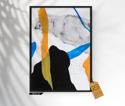 لوحة جدارية تصميم فن تشكيلي (رقم المنتج RB-14-27 )