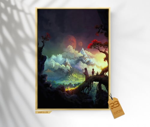 لوحة جدارية تصميم أنميشن (رقم المنتج RB-9-44 )