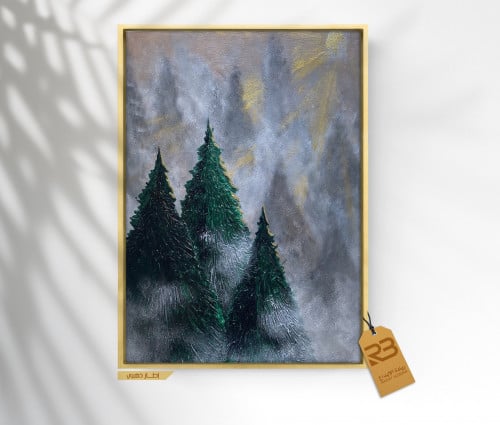 لوحة جدارية تصميم شجر (رقم المنتج RB-13-7 )