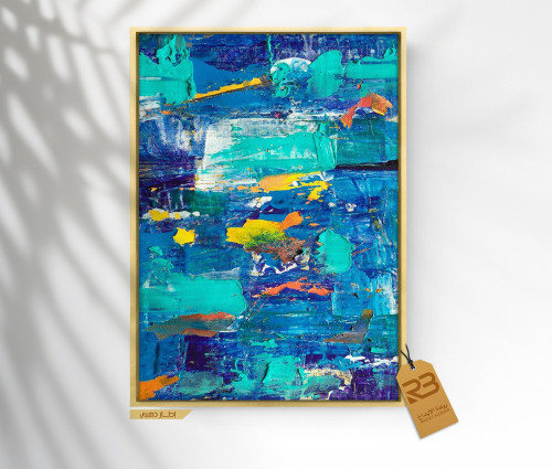 لوحة جدارية تصميم فن تشكيلي (رقم المنتج RB-8-3 )