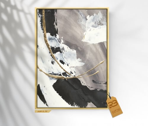 لوحة جدارية تصميم فن تشكيلي (رقم المنتجRB 5-(35) )