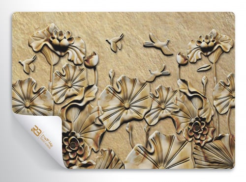 ورق جدران تصميم ورد (رقم المنتج RB-H-6)