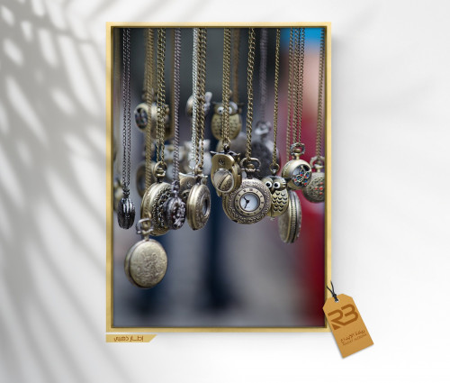 لوحة جدارية تصميم ساعات (رقم المنتج RB-7-89 )