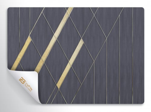 ورق جدران تصميم بديل ستيل (رقم المنتج RB-ST-39)