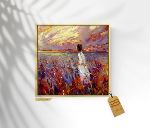 لوحة جدارية تصميم فن تشكيلي (رقم المنتج RB-11-27)