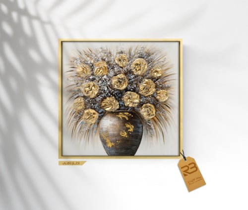 لوحة جدارية تصميم ورد (رقم المنتج RB-4-41)