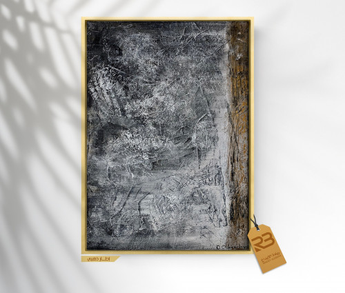 لوحة جدارية تصميم فن تشكيلي (رقم المنتجRB 6-(12) )