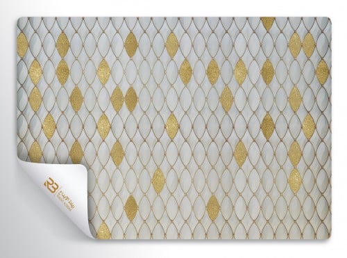 Gold lozenge wallpaper (Article number RB 7)