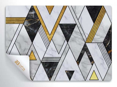 Marble Triangles Design Wallpaper (Article No. RB-E35)