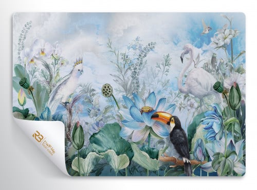 ورق جدران تصميم ورد (رقم المنتج RB-K-20)