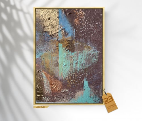 لوحة جدارية تصميم فن تشكيلي (رقم المنتجRB6-17 )