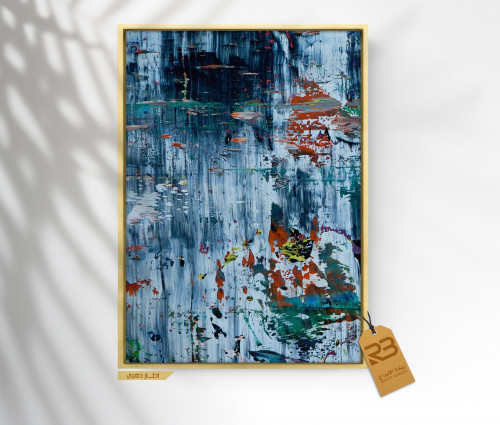 لوحة جدارية تصميم فن تشكيلي (رقم المنتج RB-7-41 )