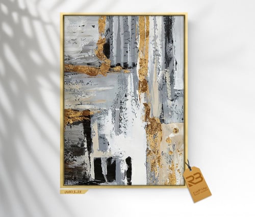 لوحة جدارية تصميم فن تشكيلي (رقم المنتج RB-15-34 )