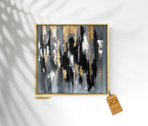 لوحة جدارية تصميم فن تشكيلي (رقم المنتج RB-4-15)